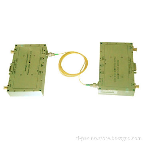 Low noise and high linear gain, RF optical transceiver with functions of automatic AGC